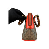Gucci Bicolor Diana Bamboo Patchwork Mini Bag