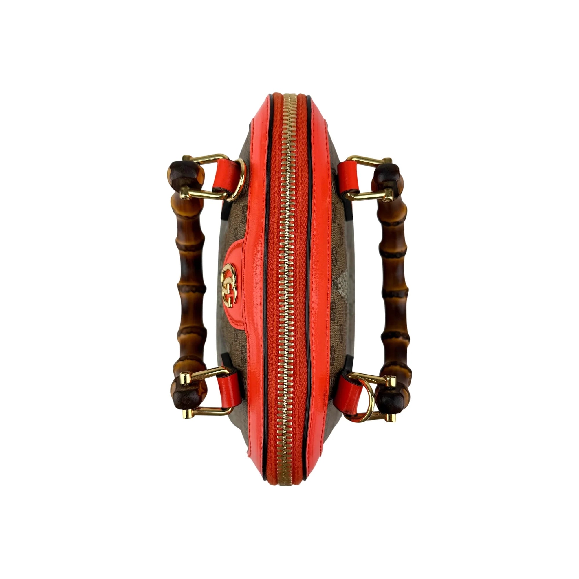 Gucci Bicolor Diana Bamboo Patchwork Mini Bag