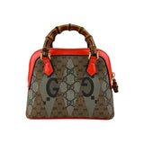 Gucci Bicolor Diana Bamboo Patchwork Mini Bag