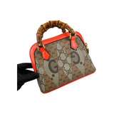 Gucci Bicolor Diana Bamboo Patchwork Mini Bag