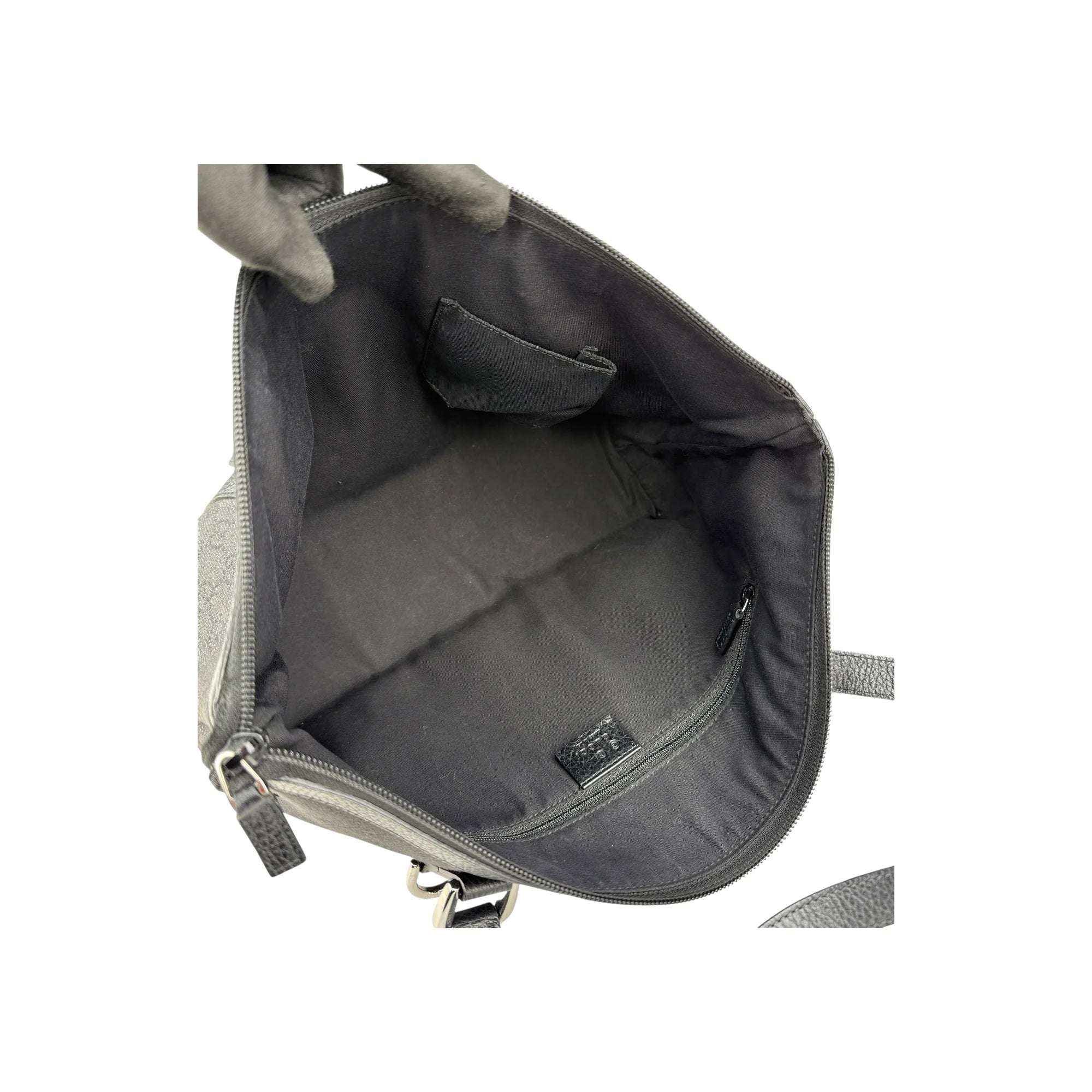 Gucci Black GG Canvas Abbey Medium Tote Bag