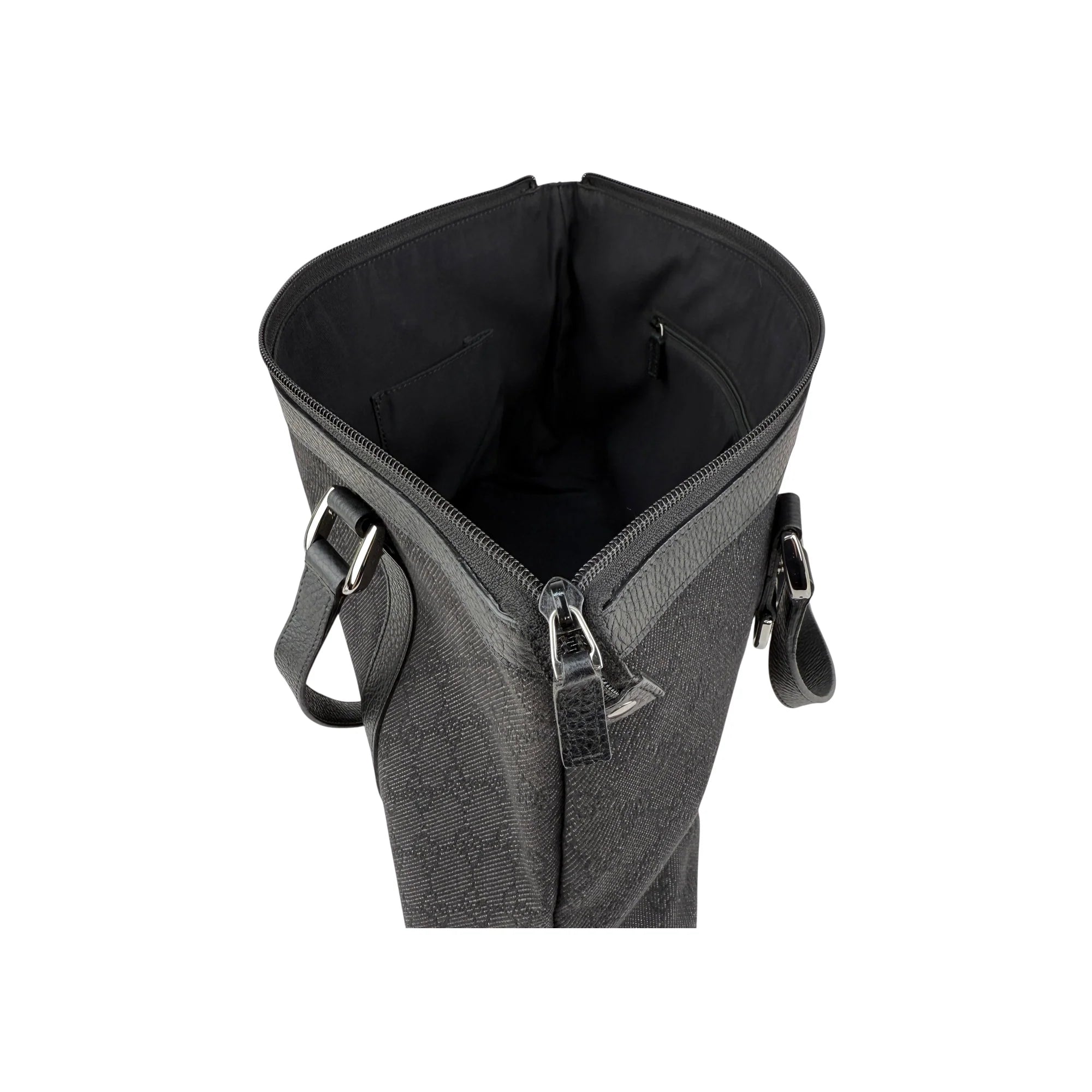 Gucci Black GG Canvas Abbey Medium Tote Bag