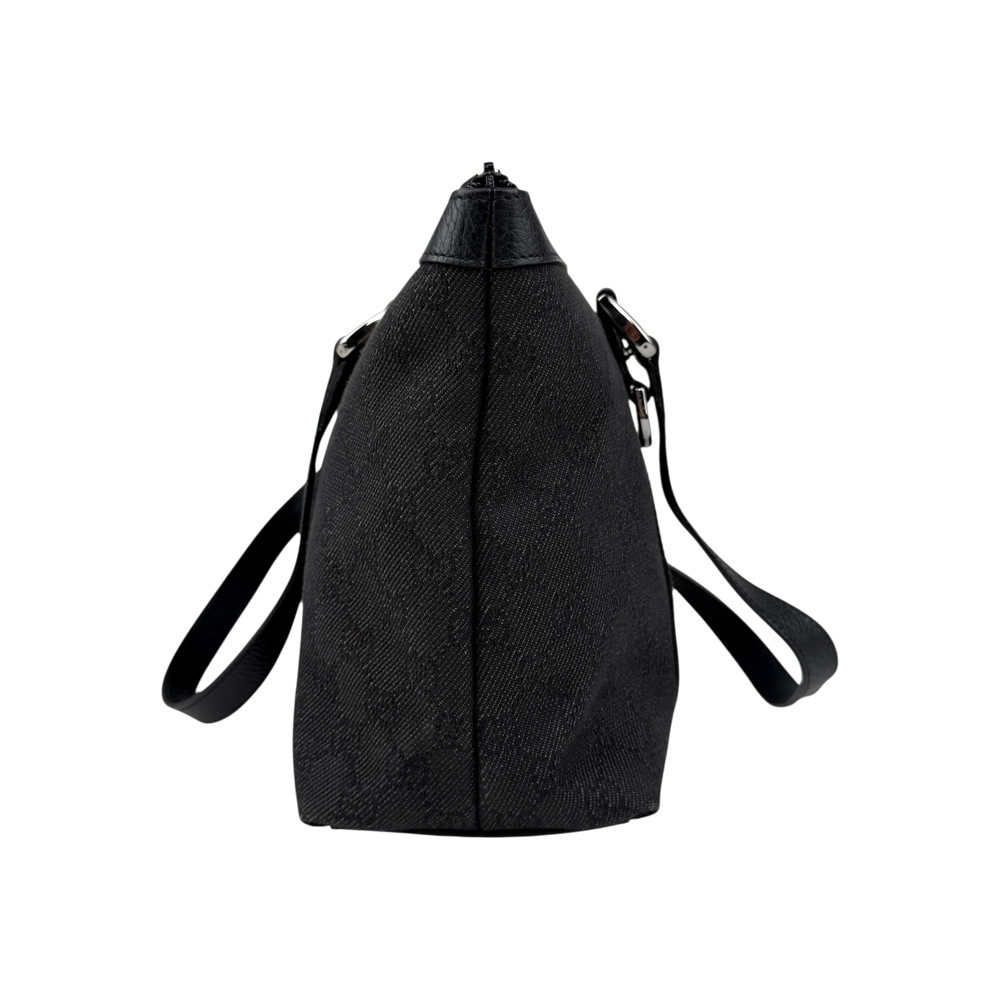 Gucci Black GG Canvas Abbey Medium Tote Bag