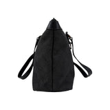 Gucci Black GG Canvas Abbey Medium Tote Bag