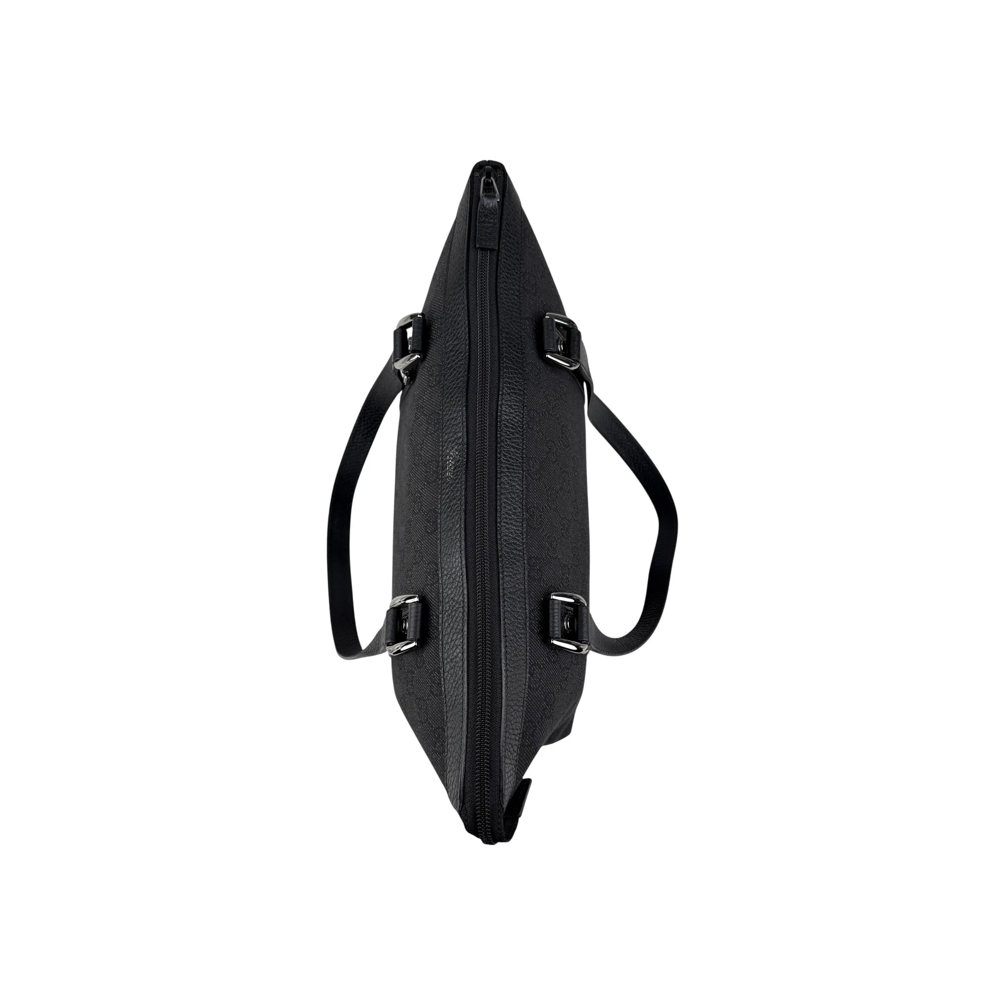 Gucci Black GG Canvas Abbey Medium Tote Bag