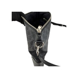 Gucci Black GG Supreme Canvas Crossbody Messenger Bag