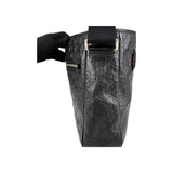 Gucci Black Guccissima Web Crossbody Bag