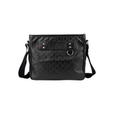Gucci Black Guccissima Web Crossbody Bag