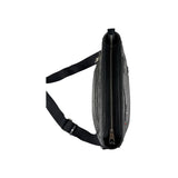 Gucci Black Guccissima Web Crossbody Bag