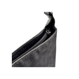 Gucci Black Horsebit Canvas/Leather Hobo Bag