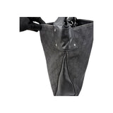 Gucci Black Horsebit Canvas/Leather Hobo Bag