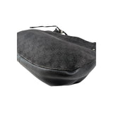 Gucci Black Horsebit Canvas/Leather Hobo Bag