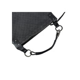 Gucci Black Horsebit Canvas/Leather Hobo Bag