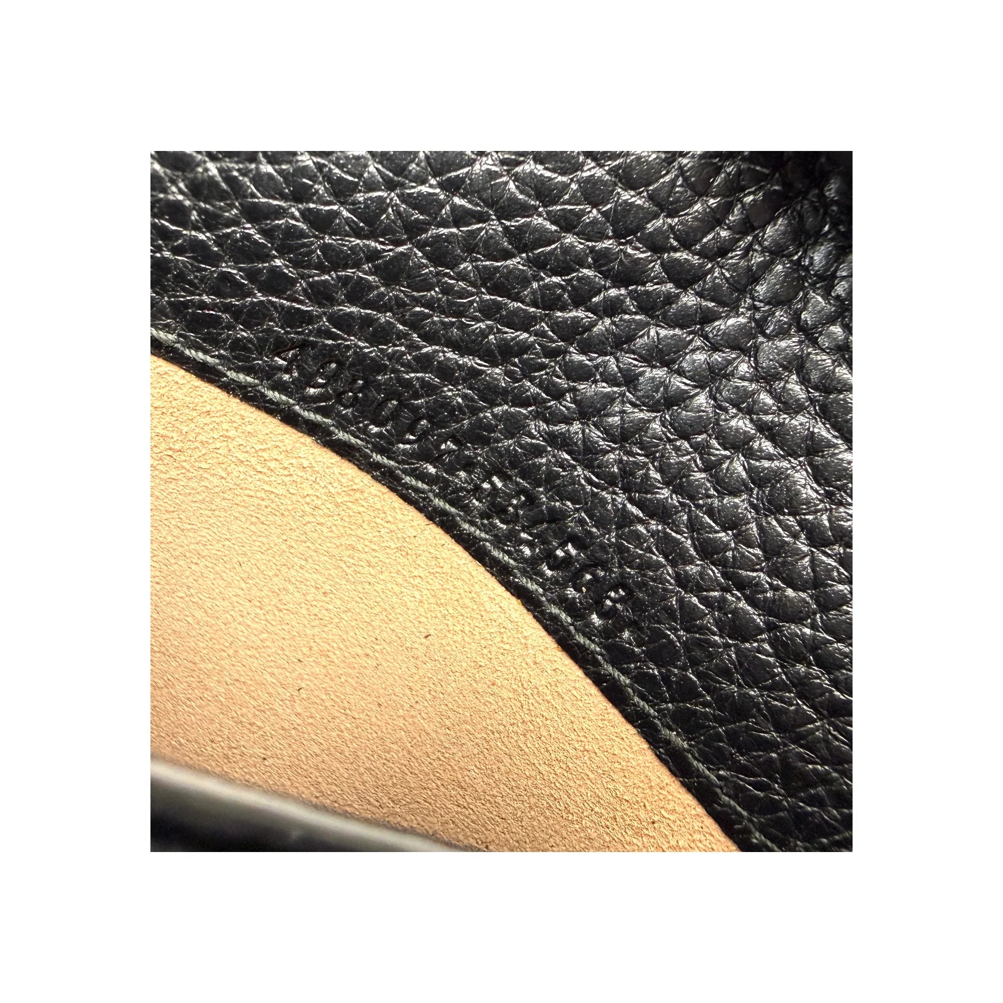 Gucci Black Leather Blind for Love Flap Crossbody Bag