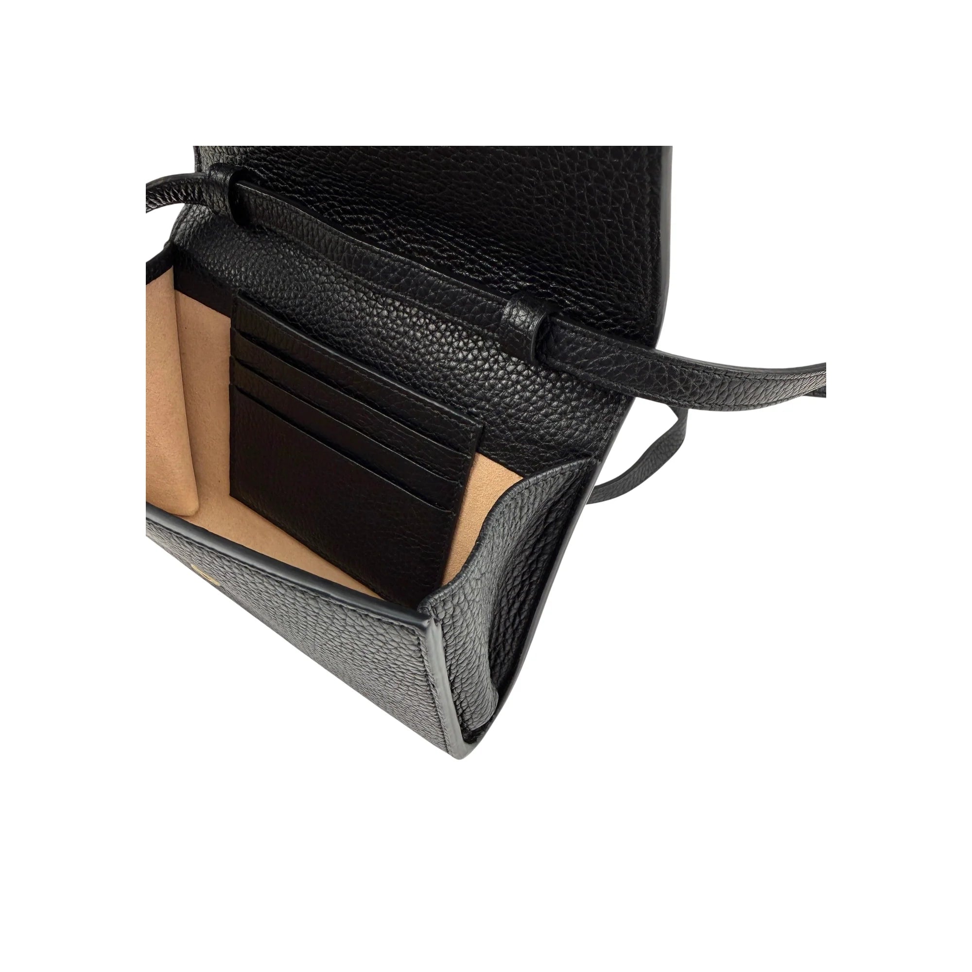 Gucci Black Leather Blind for Love Flap Crossbody Bag