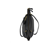 Gucci Black Pebbled Leather Medium Ride Top Handle Bag