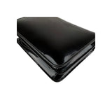 Gucci Black Polished Calfskin Leather Interlocking G Shoulder Bag