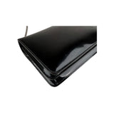 Gucci Black Polished Calfskin Leather Interlocking G Shoulder Bag
