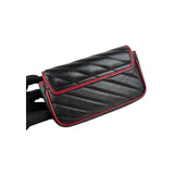 Gucci Black/Red Quilted Leather Marmont Torchon Mini Chain Wallet Crossbody bag