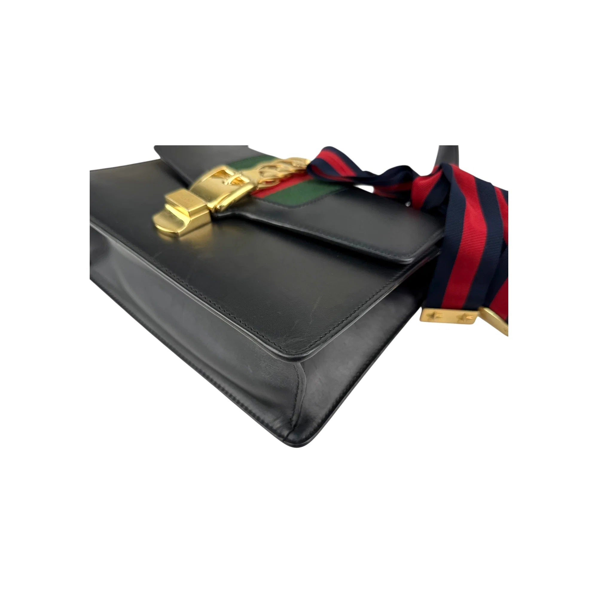 Gucci Black Sylvie Shoulder Bag