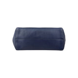 Gucci Blue/Teal Pebbled Leather Swing Tote Bag