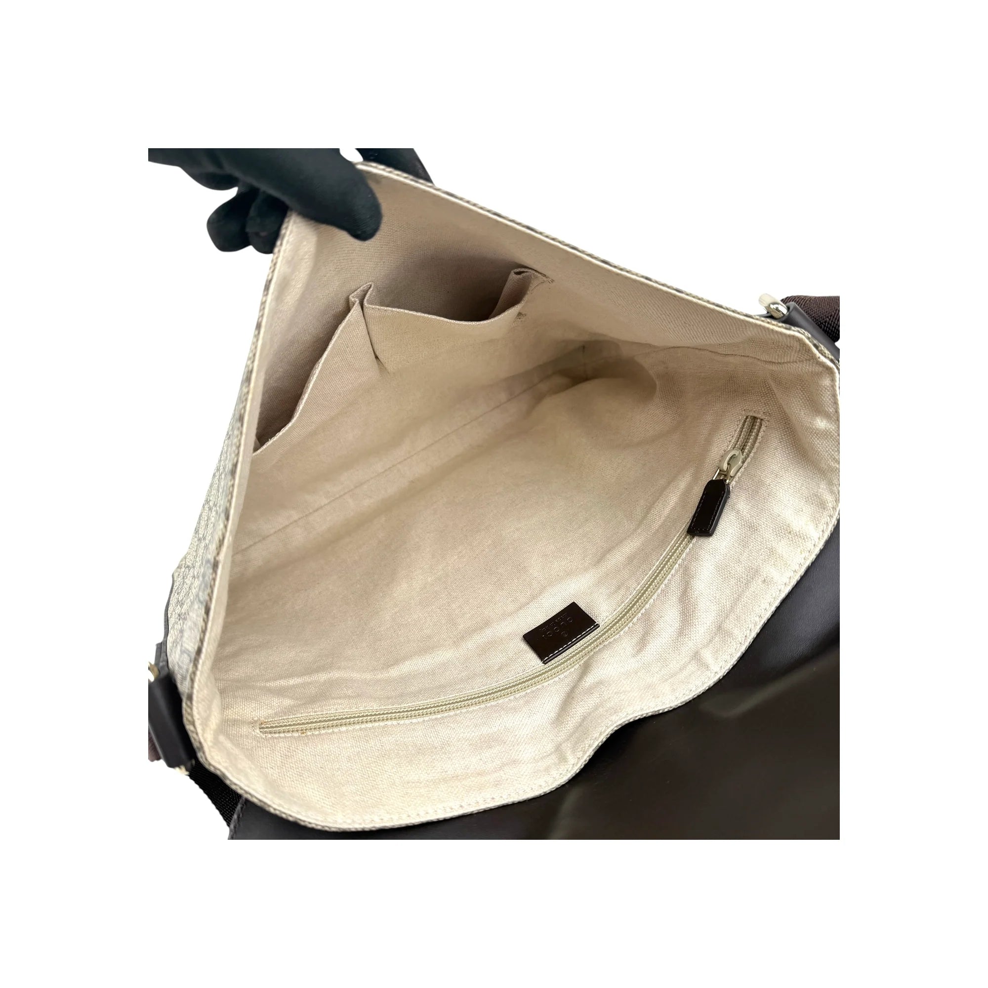 Gucci Brown GG Supreme Men’s Messenger Bag