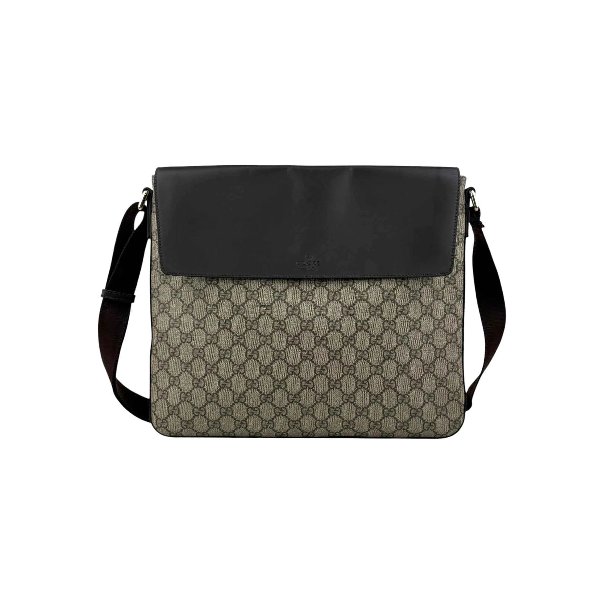 Gucci Brown GG Supreme Men’s Messenger Bag