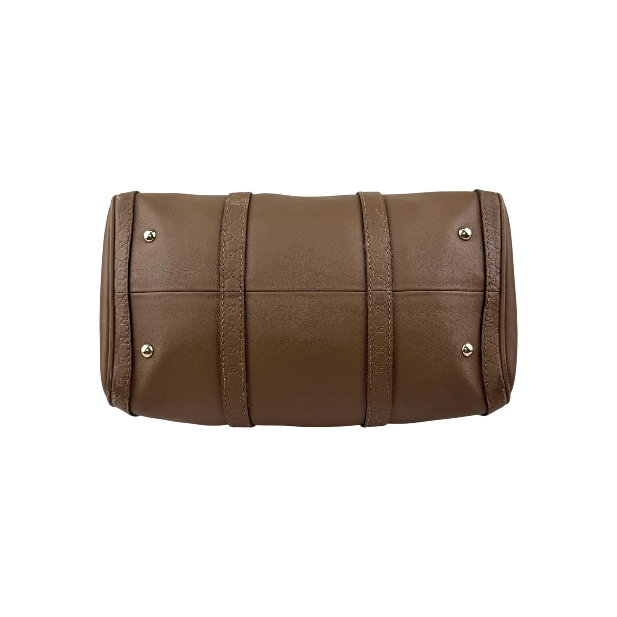 Gucci Brown Leather Medium Joy Boston Bag