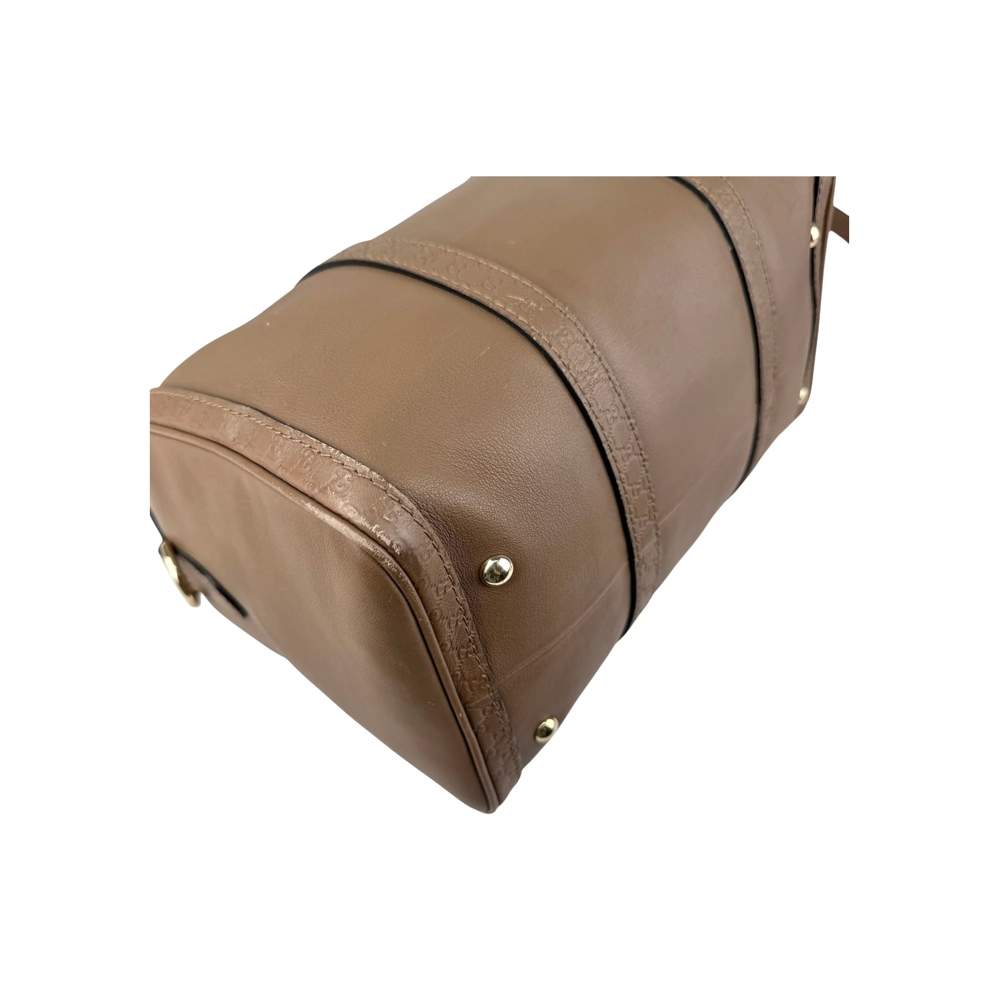 Gucci Brown Leather Medium Joy Boston Bag