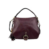 Gucci Burgundy Guccissima Leather Large Techno Horsebit Hobo