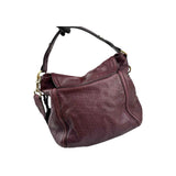 Gucci Burgundy Guccissima Leather Large Techno Horsebit Hobo