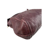 Gucci Burgundy Guccissima Leather Large Techno Horsebit Hobo