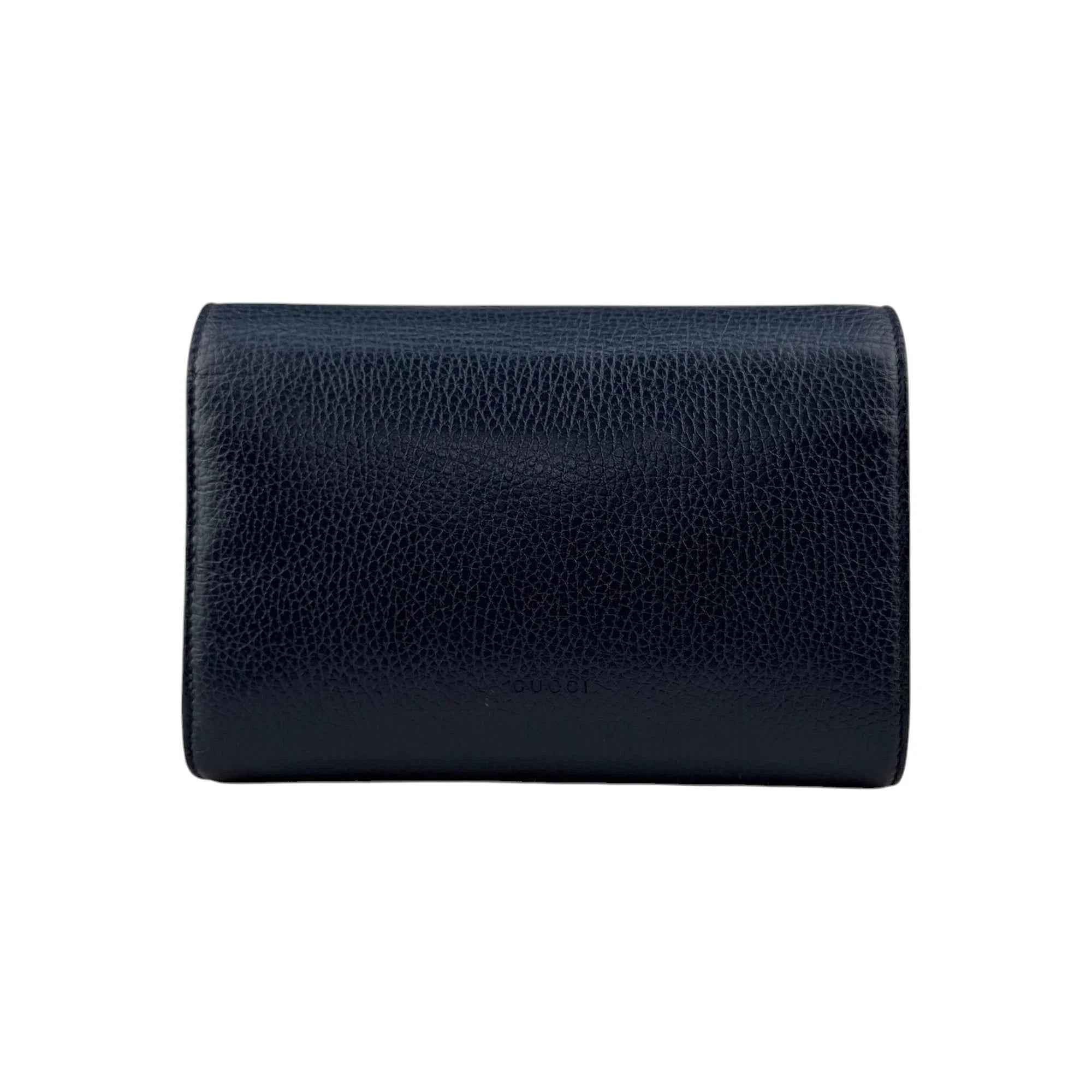 Gucci Dionysus Navy Leather Chain Shoulder Bag