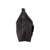 Gucci GG Canvas Brown Shoulder Bag Leather Cloth