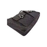 Gucci GG Canvas Brown Shoulder Bag Leather Cloth
