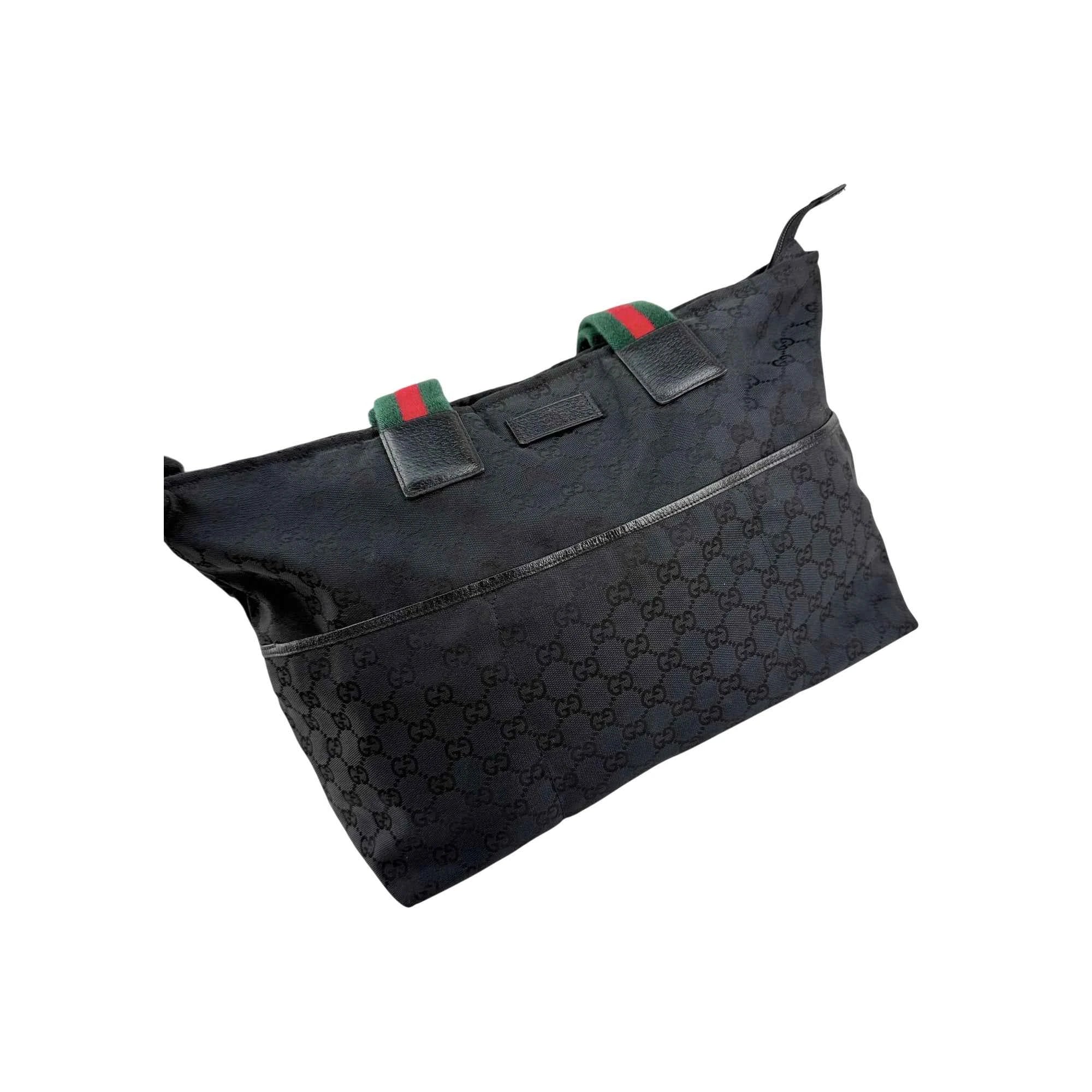 Gucci GG Canvas Web Tote Bag