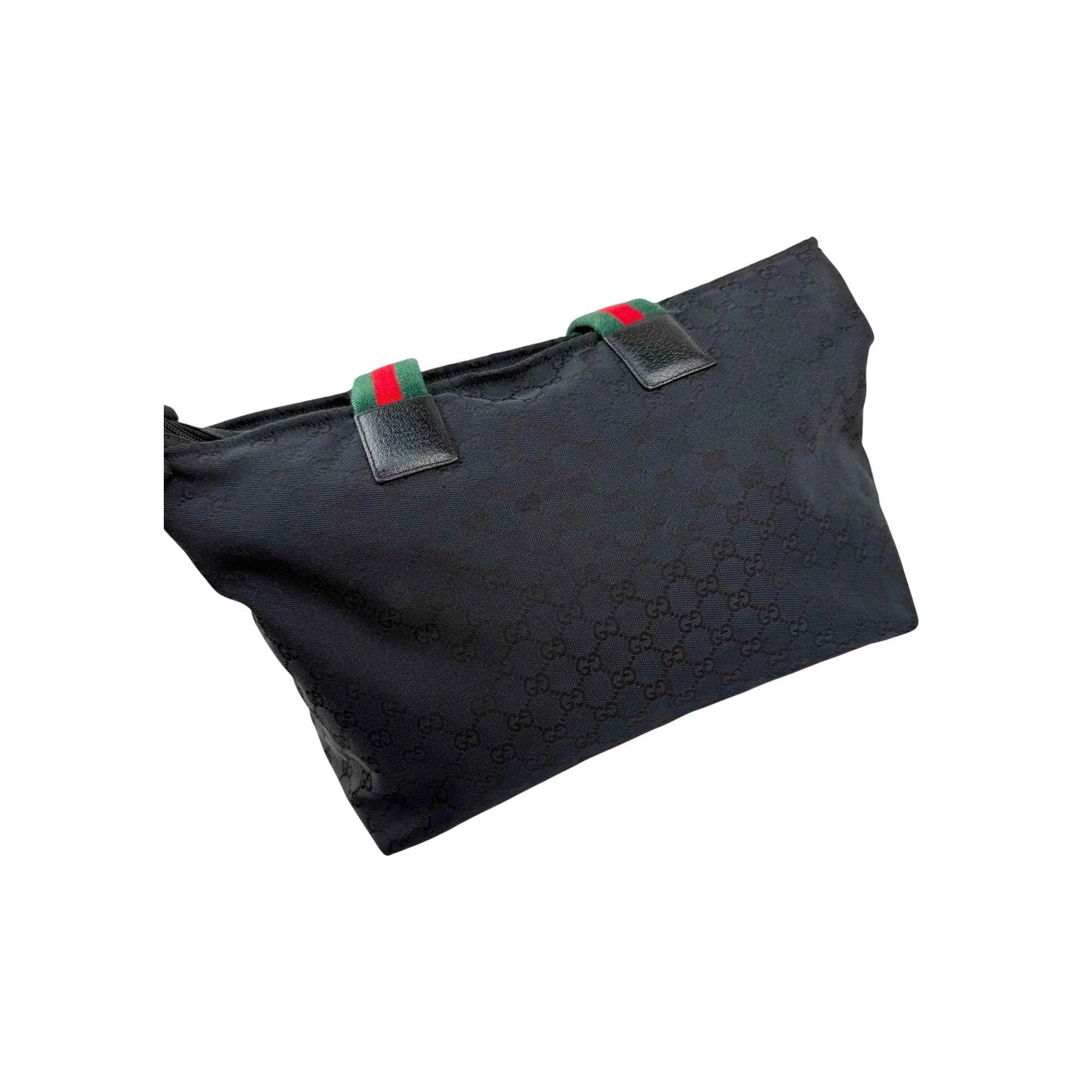 Gucci GG Canvas Web Tote Bag