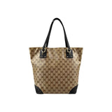 Gucci GG Crystal PVC Leather Tote Bag