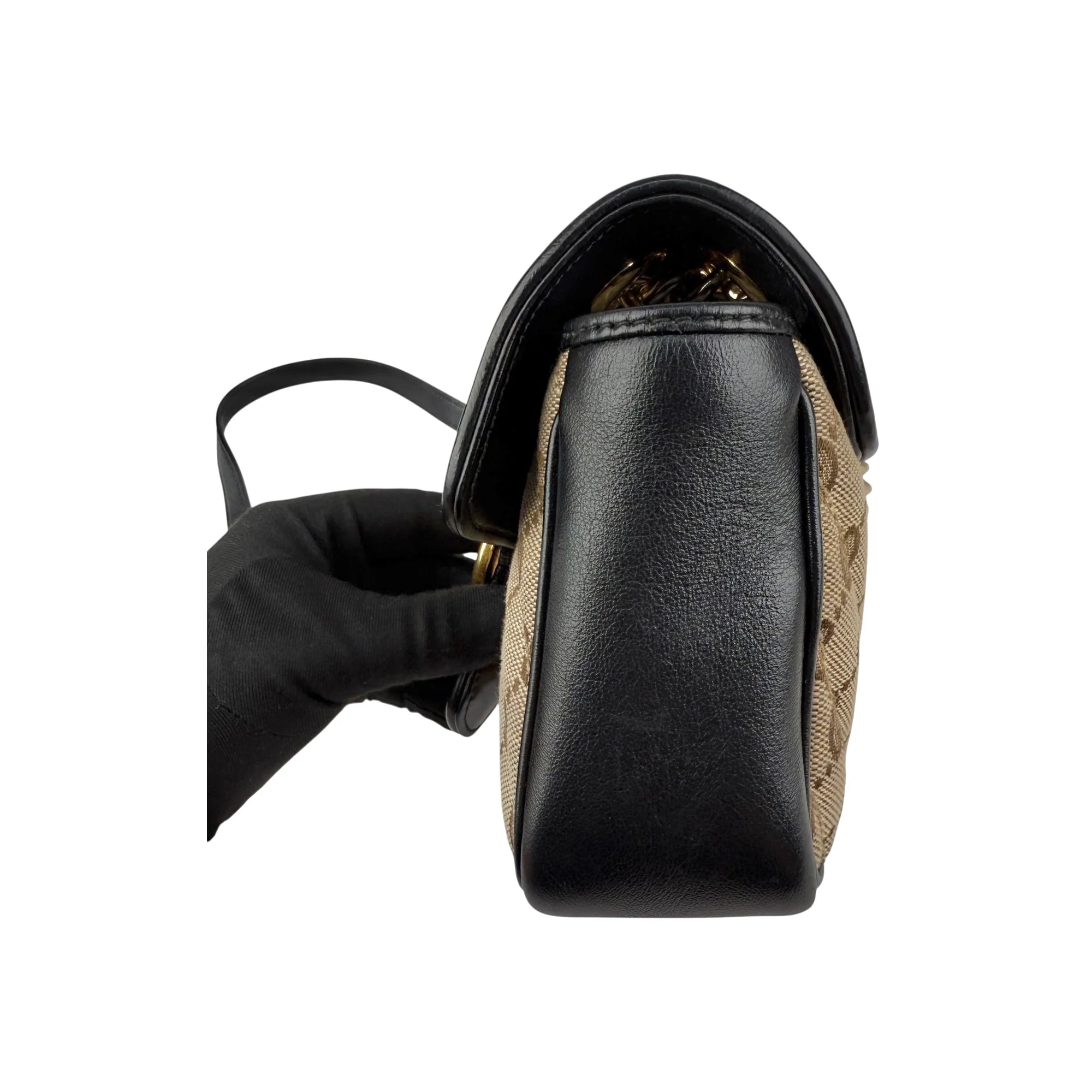 Gucci GG Marmont Small Canvas Shoulder Bag