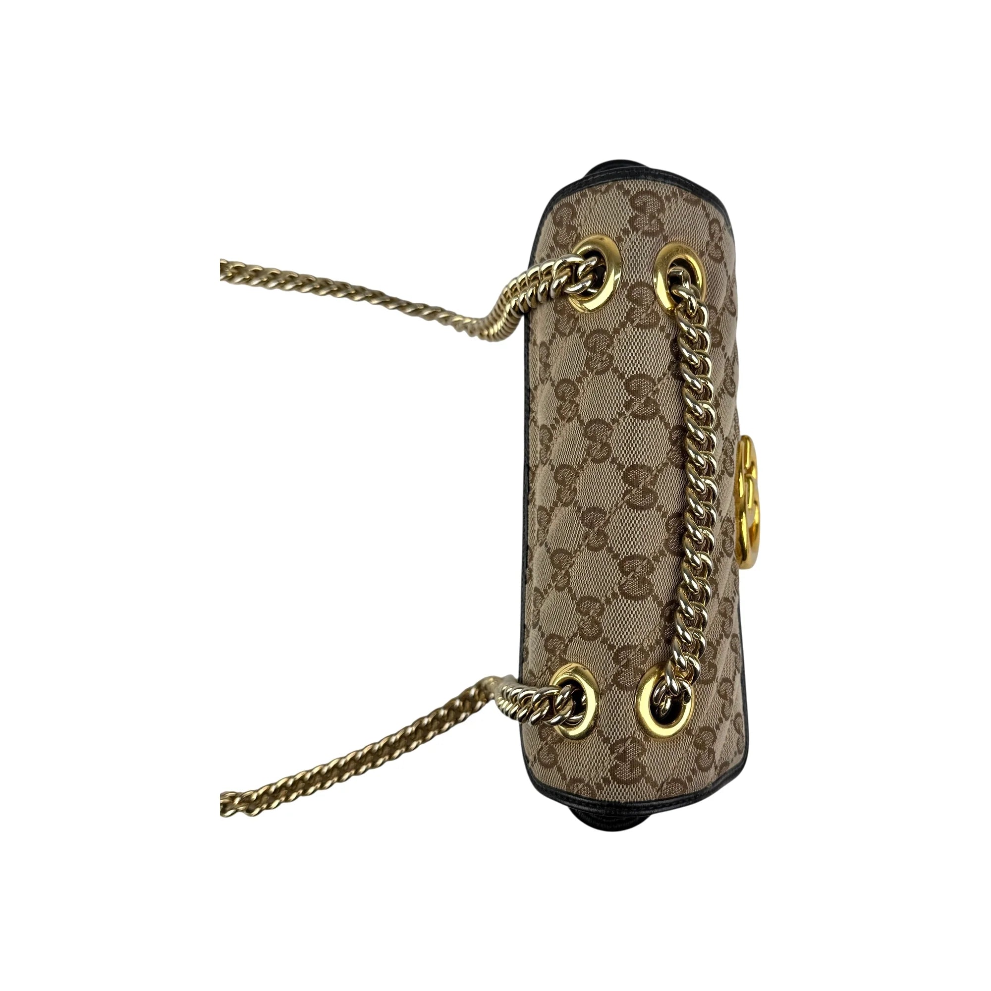 Gucci GG Marmont Small Canvas Shoulder Bag
