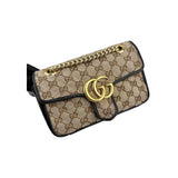 Gucci GG Marmont Small Canvas Shoulder Bag