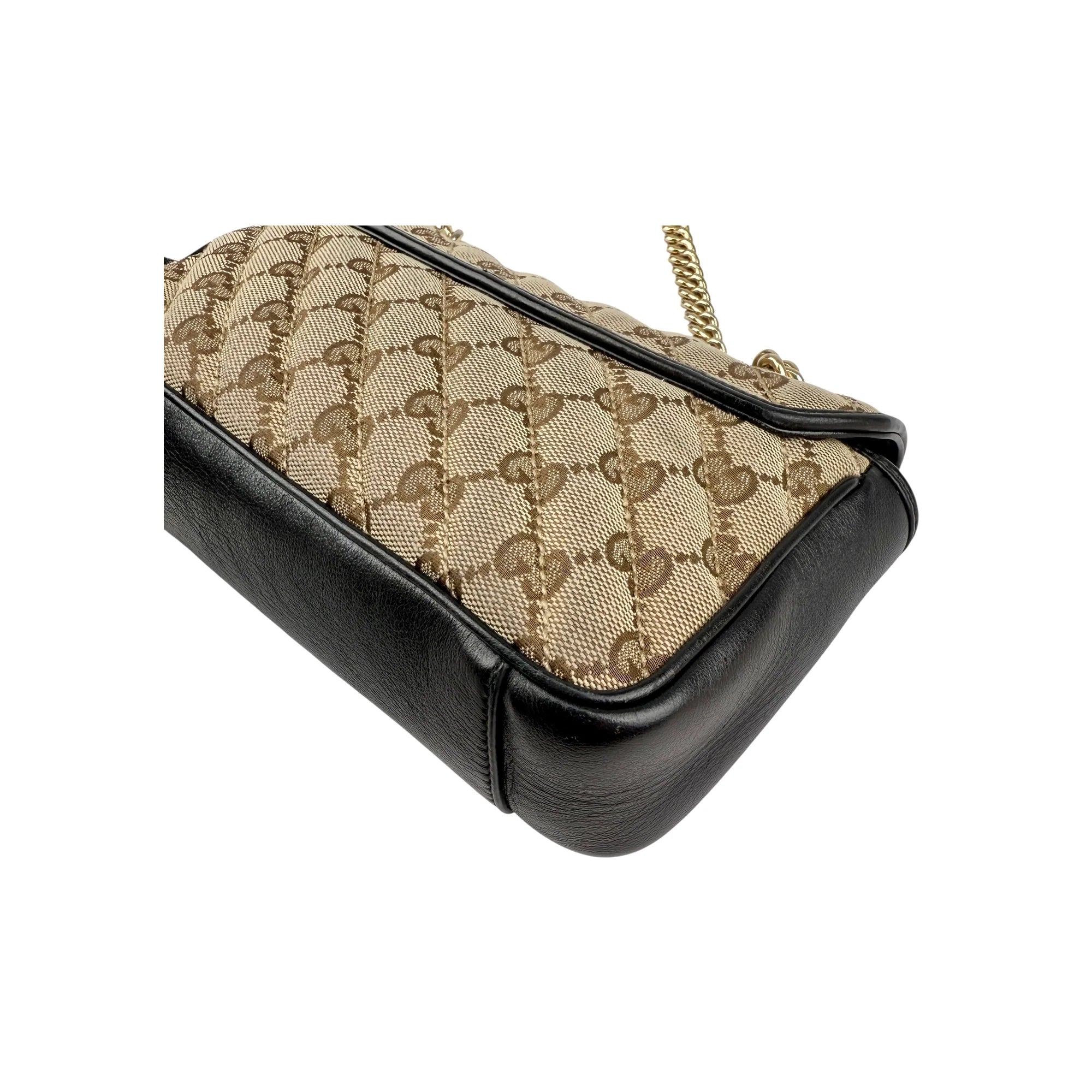 Gucci GG Marmont Small Canvas Shoulder Bag