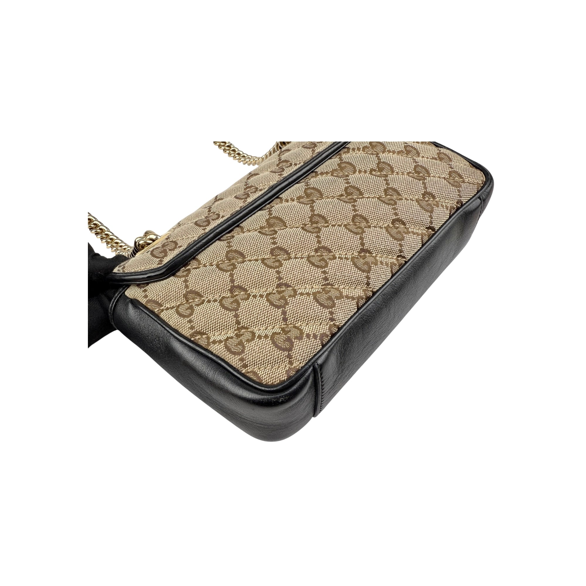 Gucci GG Marmont Small Canvas Shoulder Bag