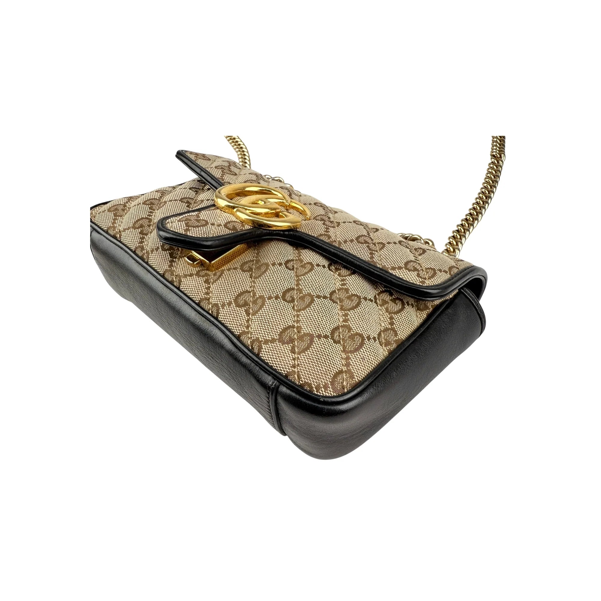 Gucci GG Marmont Small Canvas Shoulder Bag