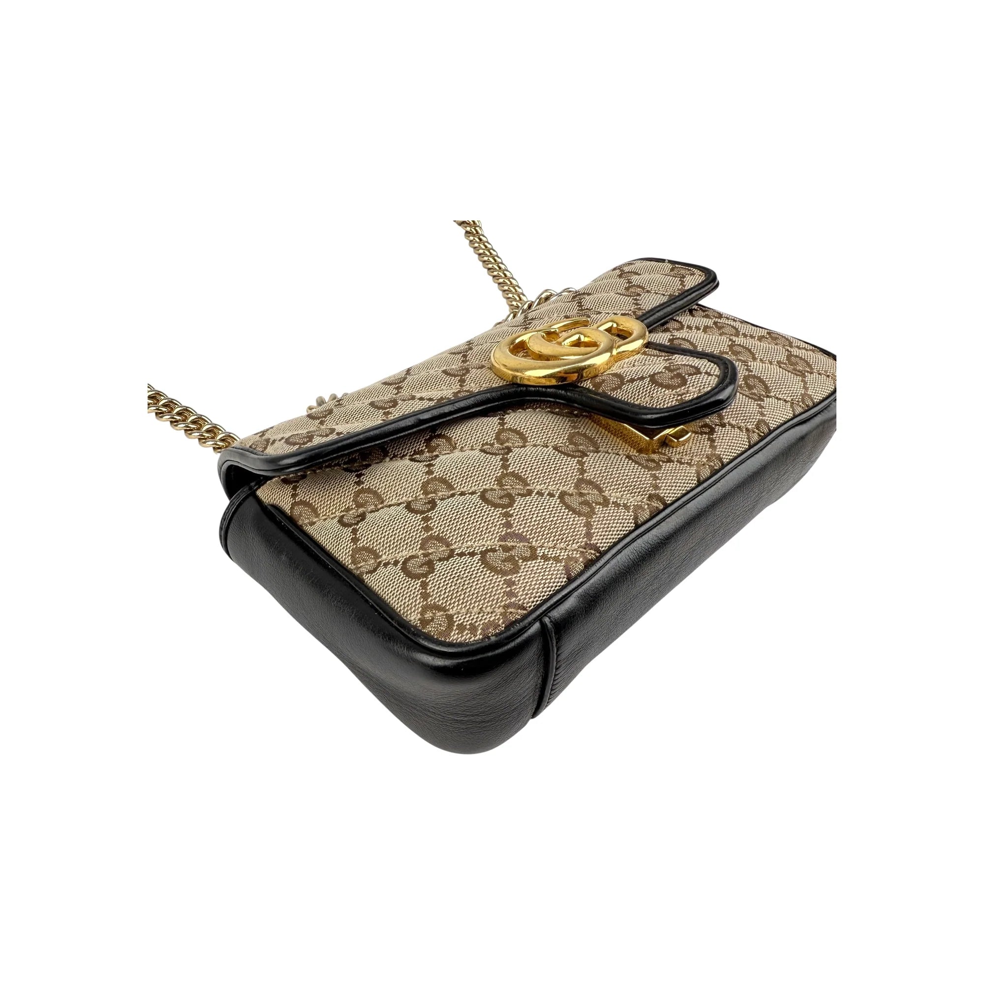 Gucci GG Marmont Small Canvas Shoulder Bag