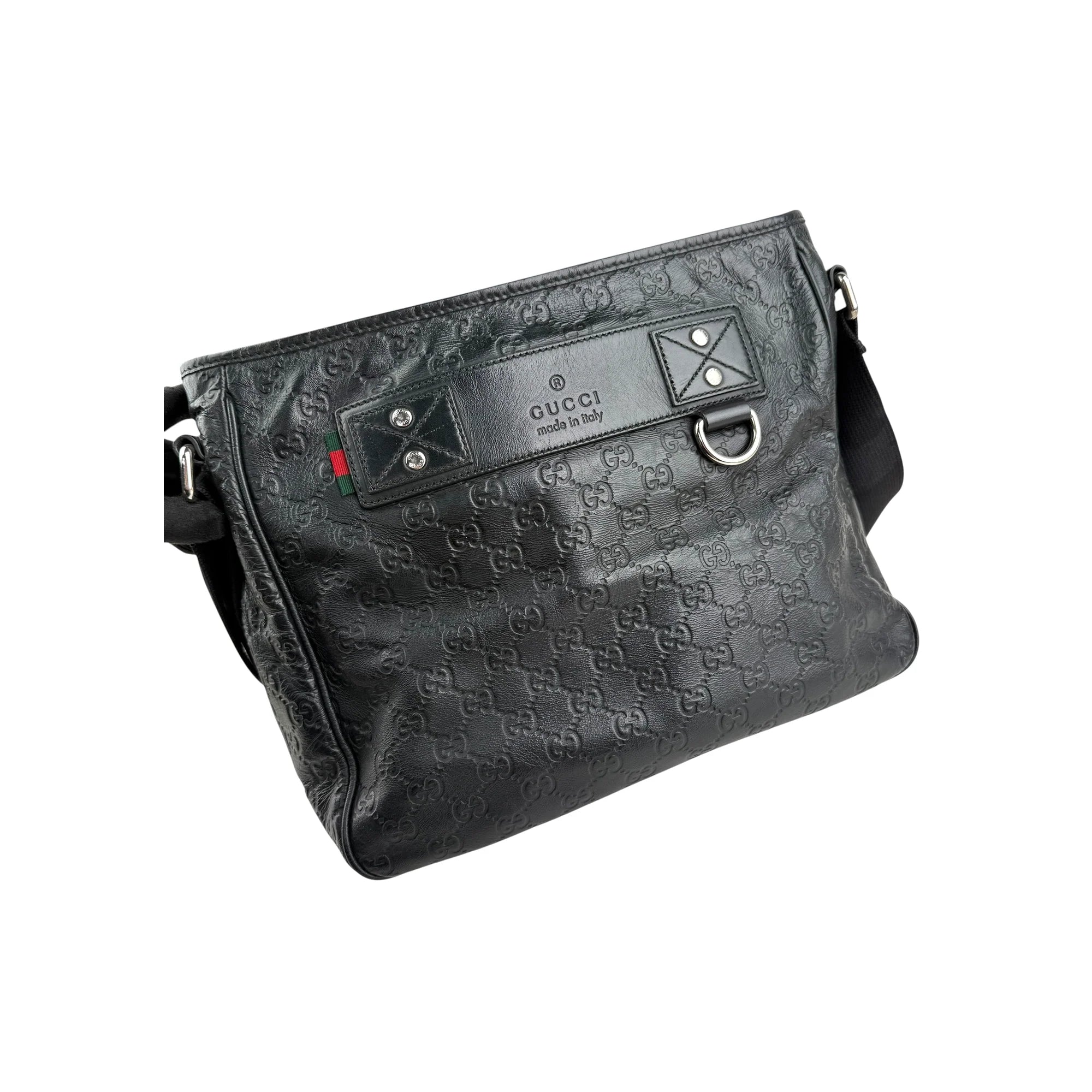Gucci Guccissima Web crossbody bag