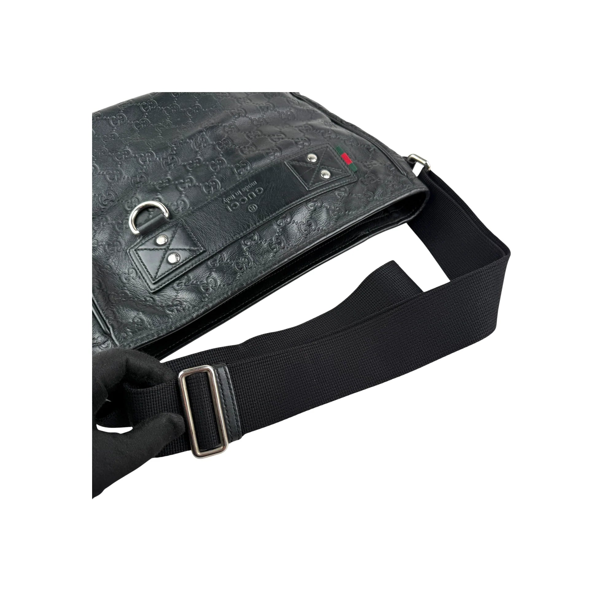 Gucci Guccissima Web crossbody bag