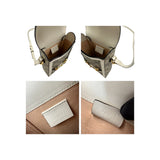 Gucci Horsebit 1955 Mini Bag Phone Bag Beige and White