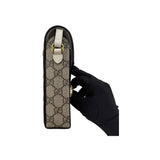 Gucci Horsebit 1955 Mini Bag Phone Bag Beige and White
