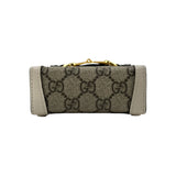 Gucci Horsebit 1955 Mini Bag Phone Bag Beige and White